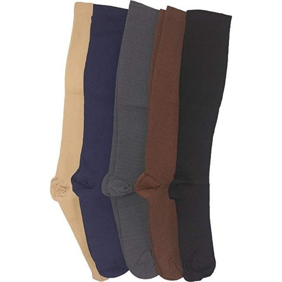 Black Small/Medium Ladies Compression Socks, One P - Picture 4 of 9